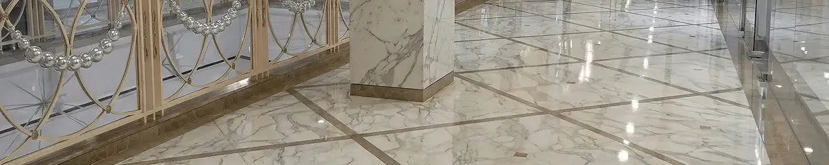 Beautiful marble floor professionally installed in Boulder, CO